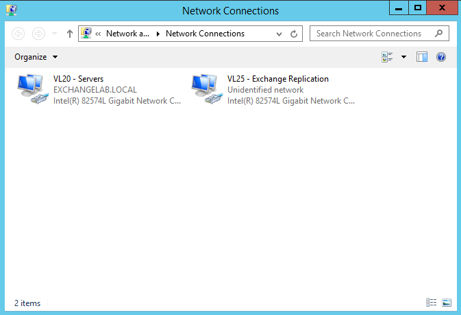 Mailbox Role NIC Configuration - Replication Network