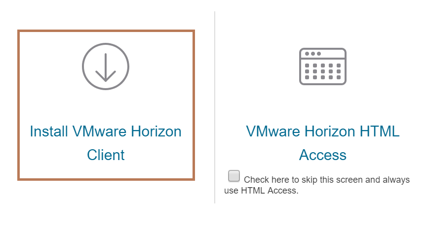 Customising the VMware Horizon Web Portal