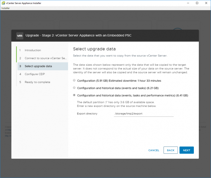 vGarethLewis - Upgrade VMware vCenter Server Appliance from 6.5 to 6.7