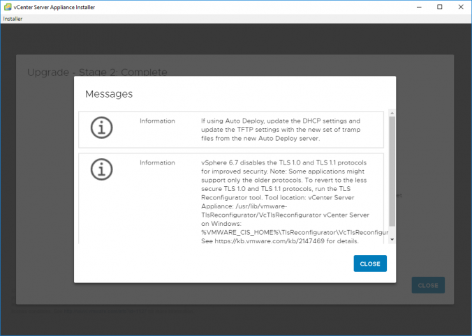 vGarethLewis - Upgrade VMware vCenter Server Appliance from 6.5 to 6.7